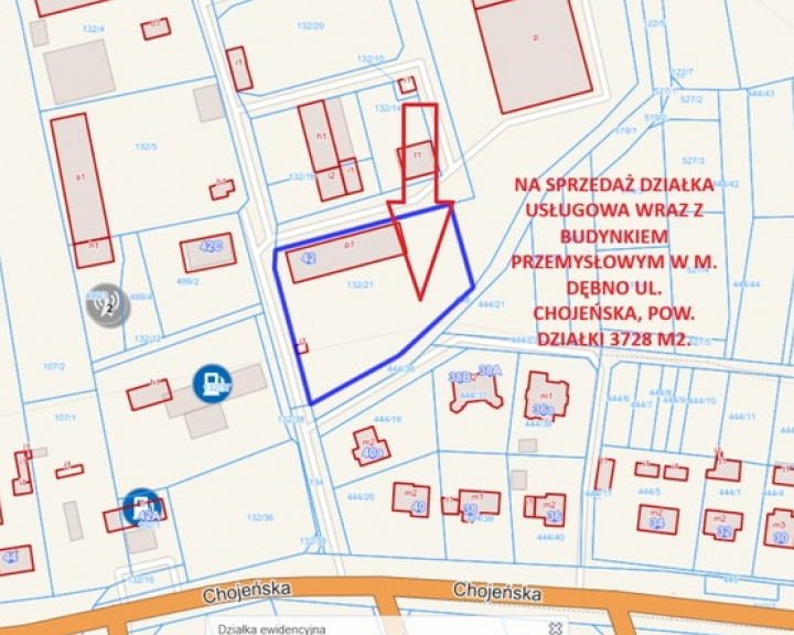 Obiekt Sprzedaż Dębno Chojeńska